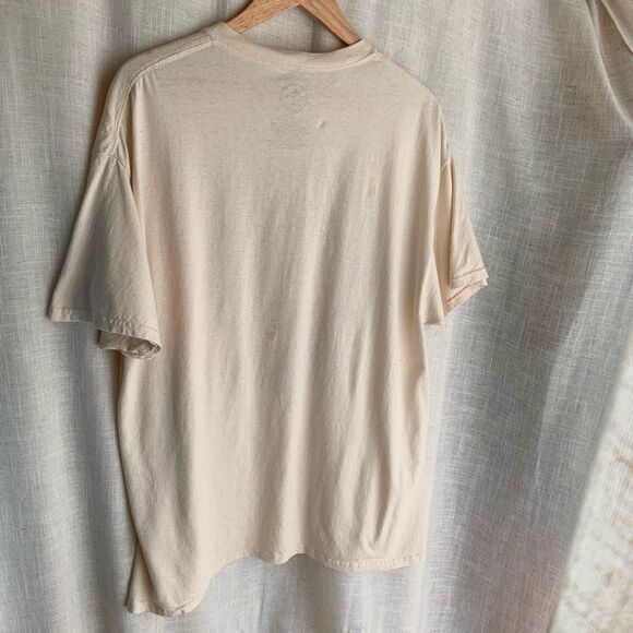 Tie Dye Yin Yang Graphic Tee Mens Size XL Vintage Y2K Festival Hippie Boho DOM - Picture 8 of 15